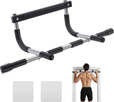 Pull Up Bar for Doorway | Thickened Steel Max Limit 440 lbs Upper Body Fitness Workout Bar| Multi-Grip Strength for Doorway | Indoor Chin-Up Bar Fitness Trainer for Home Gym Portable